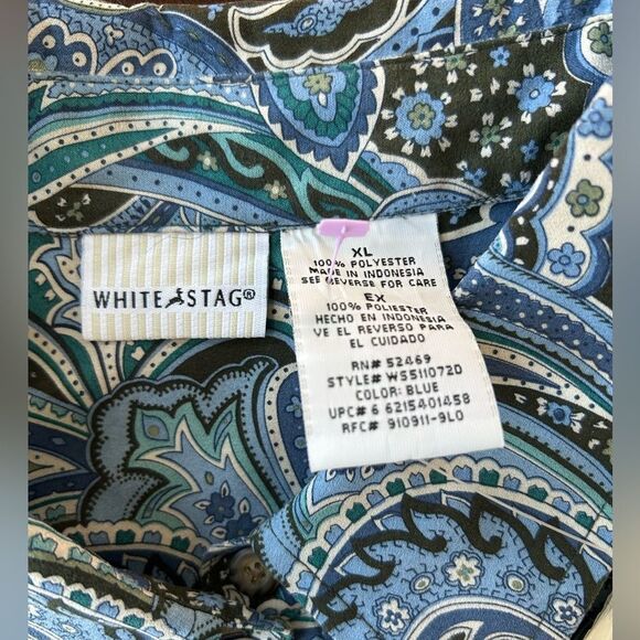 WHITE STAG women's long sleeve blouse size XL - Picture 3 of 5